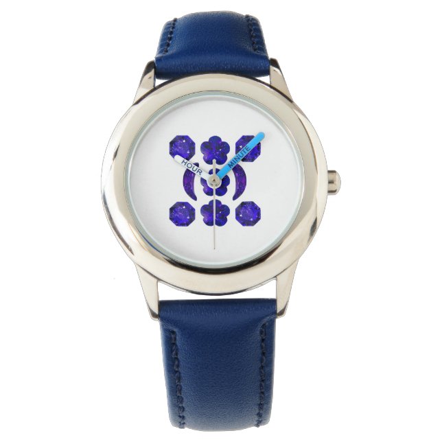 Montre Sapphire Gemstone Blue (devant)