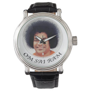 Montre Sathya Sai Baba Vintage en cuir