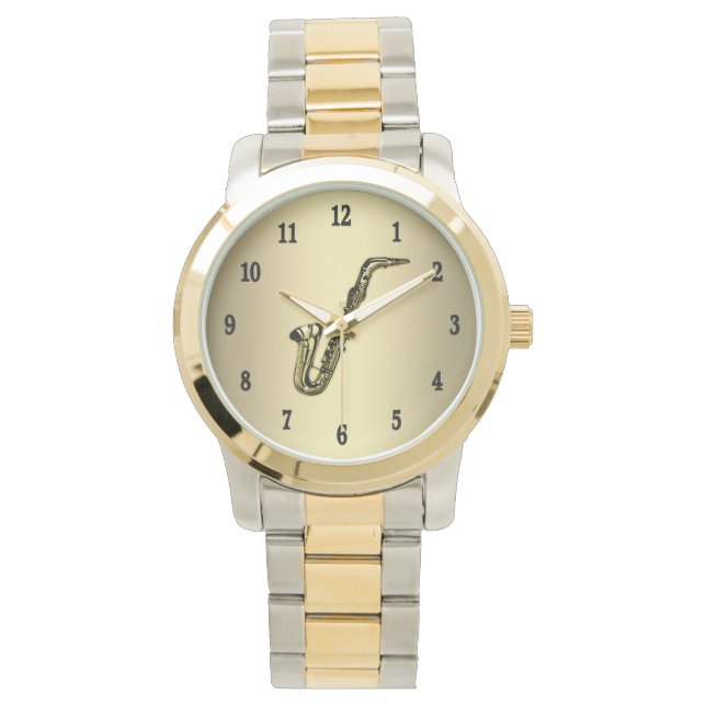 Montre Saxophone (devant)