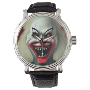 Montre scary clown horror portrait de monstre halloween