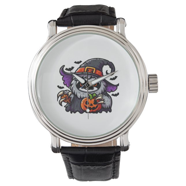 Montre Scary Halloween Sloth Witch Costume Casquette Mer  (devant)