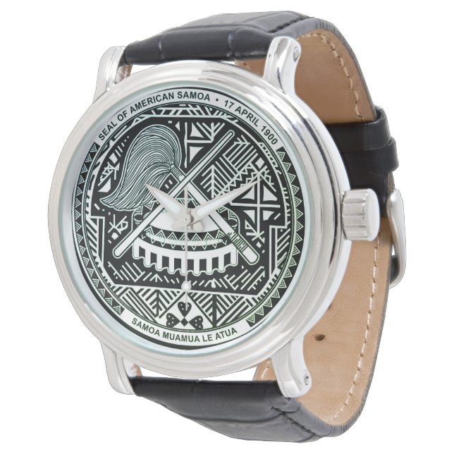 Montre Sceau des Samoa américaines (Incliné)
