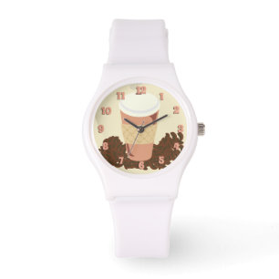 Montre Scène café et haricots