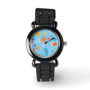 Montre Scène sous-marine mignonne