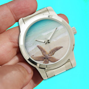Montre Scène unique de plage Starfish