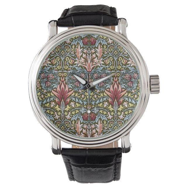 Montre Schéma floral William Morris Snakeshead (devant)
