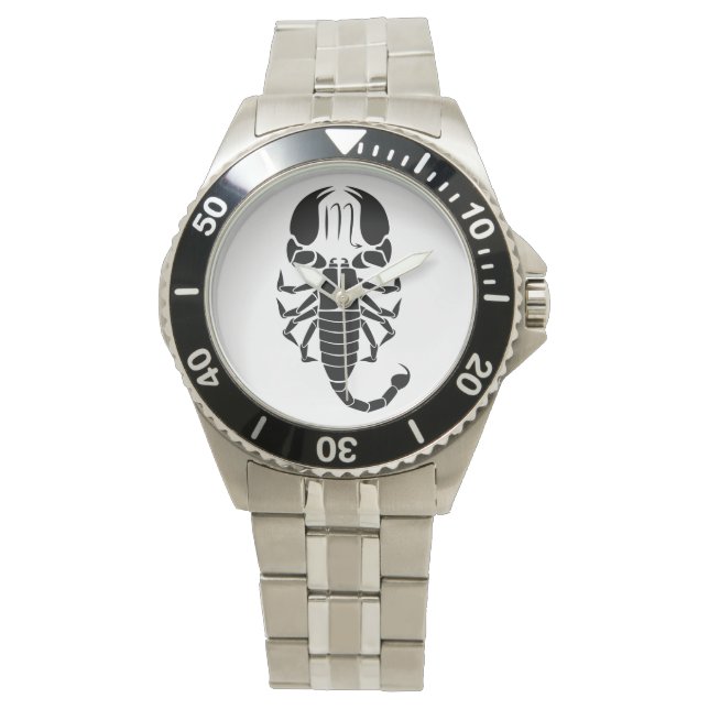 Montre scorpio scorpion astrologie zodiaque horoscope (devant)