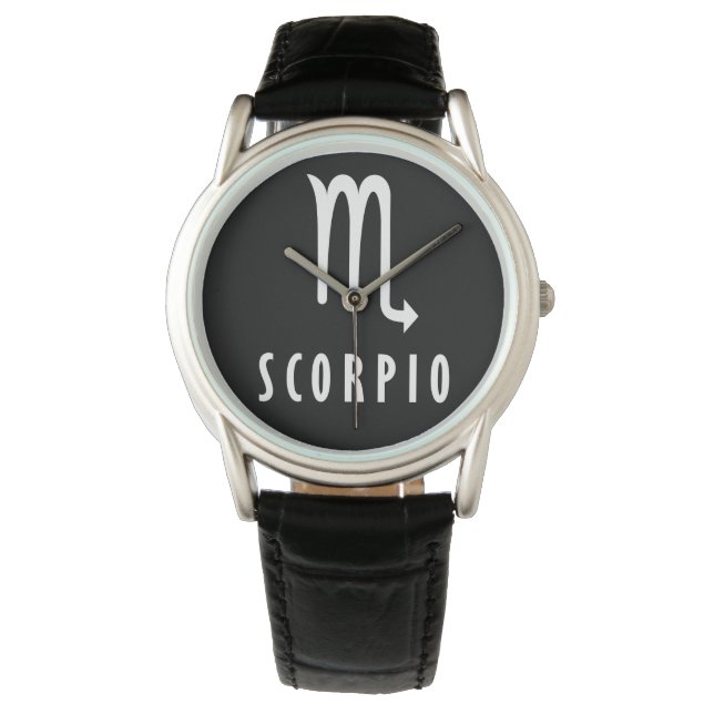 Montre Scorpio signe zodiaque (devant)