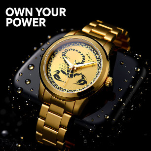 Montre scorpion venimeux or insecte très venimeux