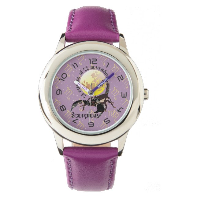 Montre Scorpione 24 ottobre al 22 novembre Orologio (devant)
