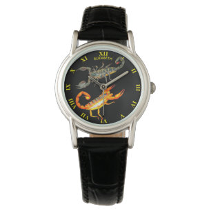 Montre Scorpions psychédéliques Colorés Fractés