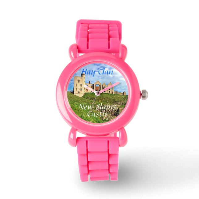 Montre Scottish Hay Clan's New Slains Castle Photo Kids (Recto)