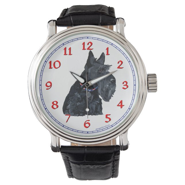 Montre Scottish Terrier (devant)