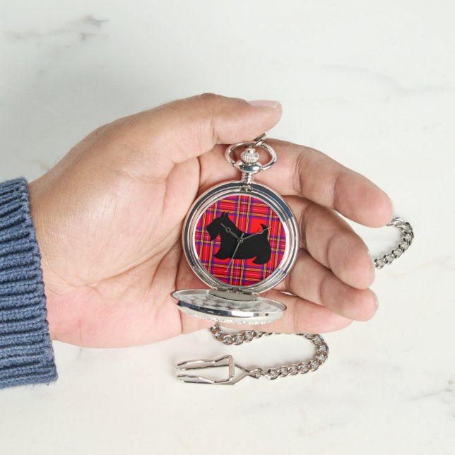 Montre Scottish Terrier Pocket Watch (main)