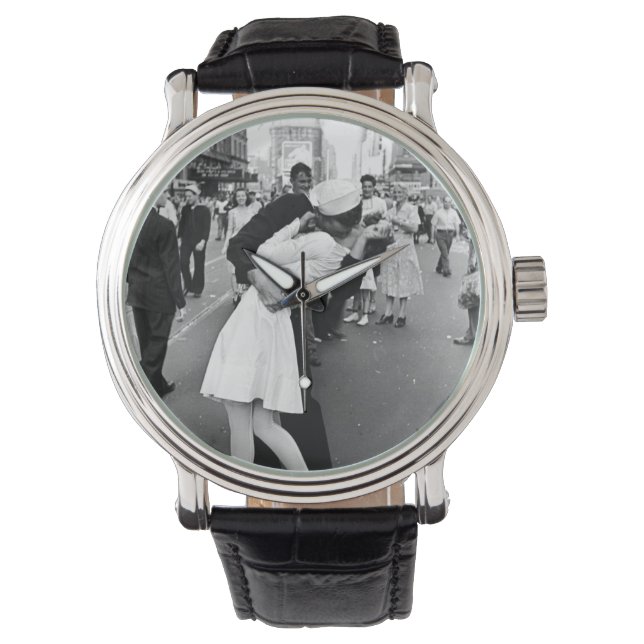 Montre S'embrasser pendant la guerre mondiale de la Journ (devant)