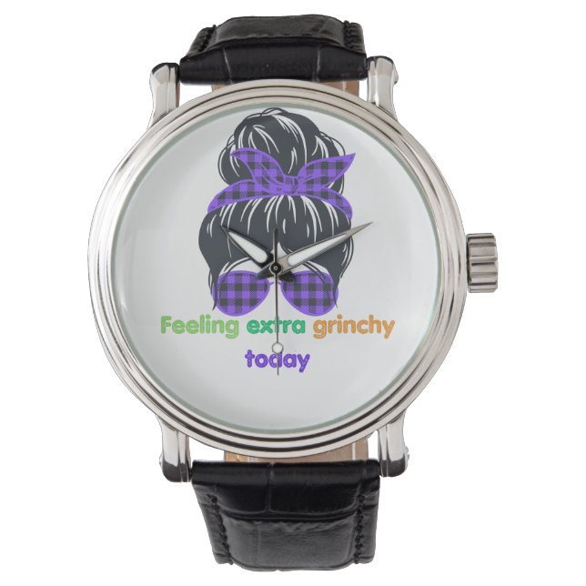 Montre Sentez-vous super grincheux aujourd'hui (devant)