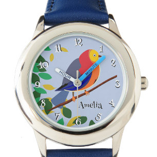 Montre Serenade chromatique : Oiseau sur une branche Enfa