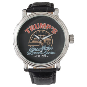 Montre Service de suppression des flocs de neige de Trump