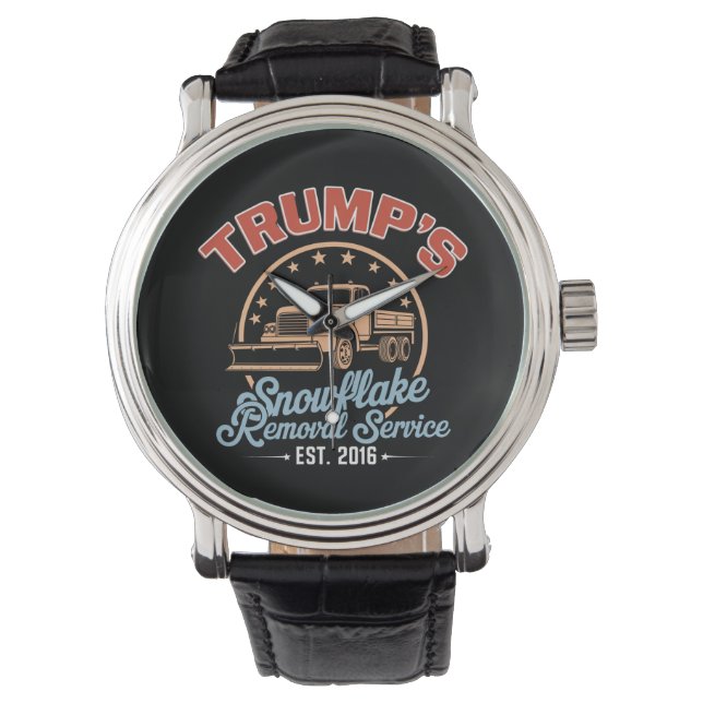 Montre Service de suppression des flocs de neige de Trump (devant)