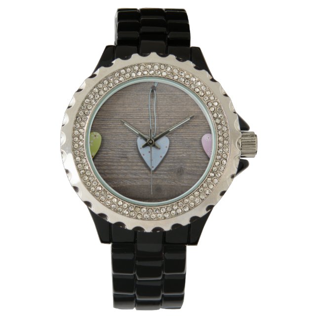 Montre SHABBYCHIC fer à bois conception (devant)
