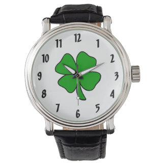 Montre Shamrock irlandais