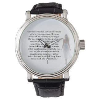 Montre She was beautiful   quote