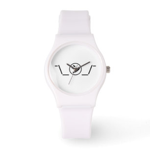 Montre Shi Kana Shrug Emoticon -\_ ㋛_/+Japonais Kaomoji