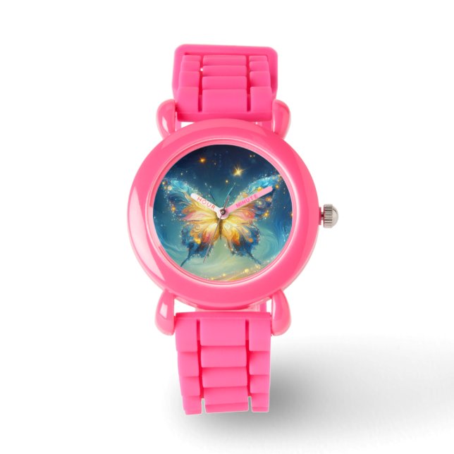 Montre Shimmer Colorful Papillon Art Kids (Recto)
