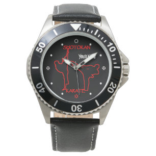 Montre Shotokan Karate Black Belt Custom