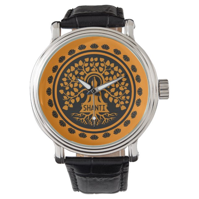 Montre Siddhartha Gautama, Art Bouddhiste (devant)
