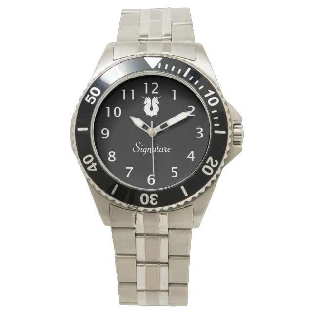 Montre Signature Unicorne (devant)