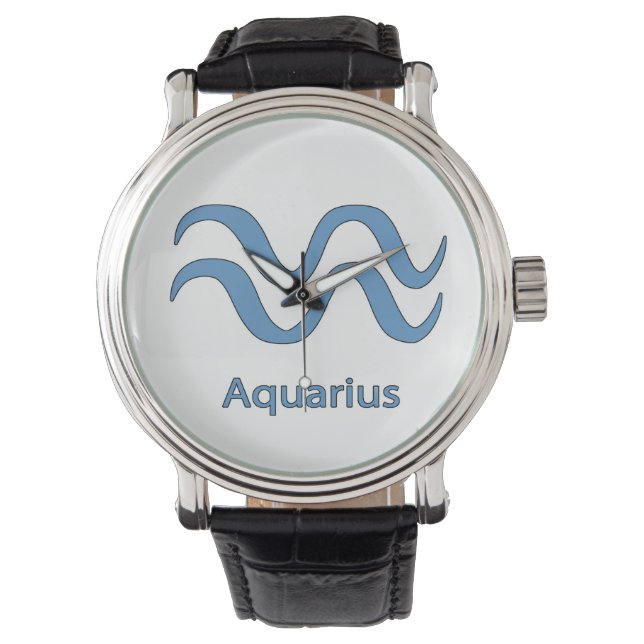 Montre Signe astrologique du Verseau (devant)