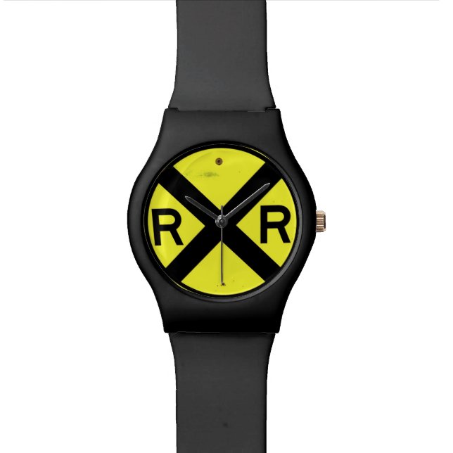 Montre Signe de croisement de chemin de fer (Fermer)