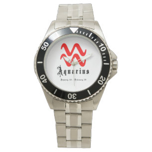 Montre Signe du Verseau Astrologie Zodiaque