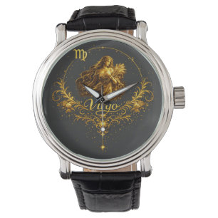 Montre Signe du zodiaque unique de la Vierge, signe stell