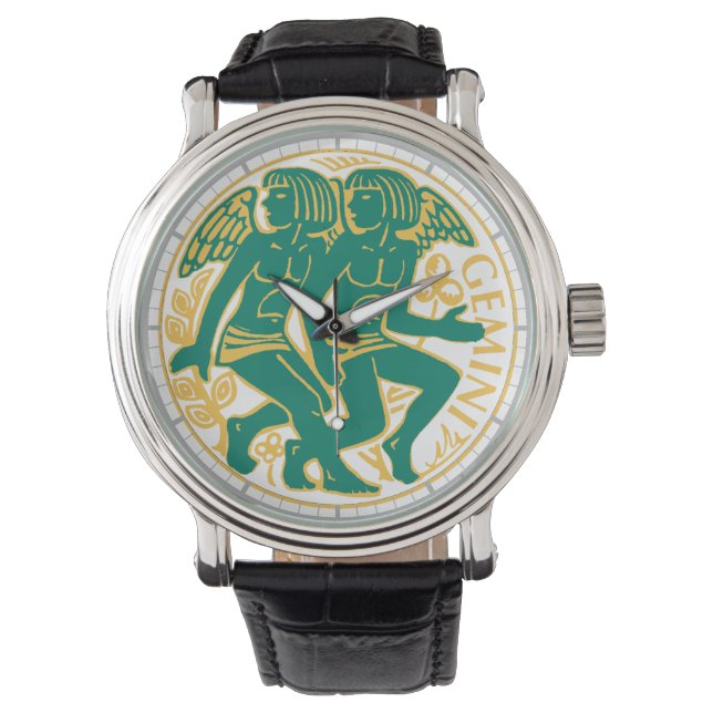 Montre Signe Gemini du Zodiac (devant)