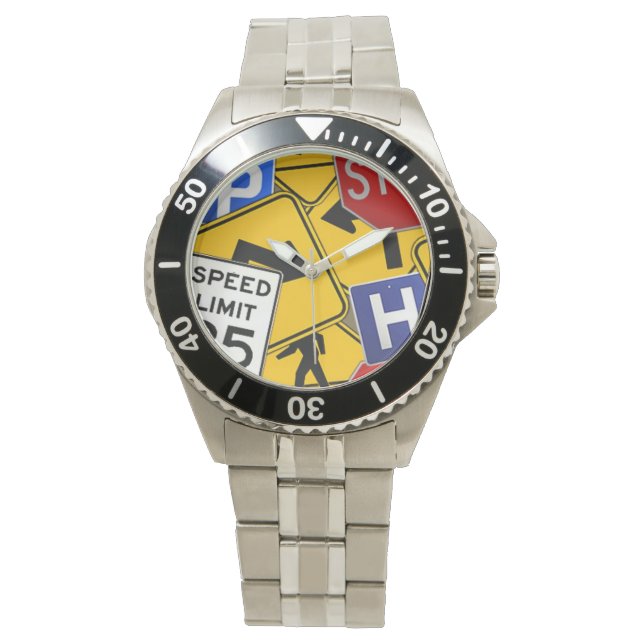 Montre Signes de trafic (devant)