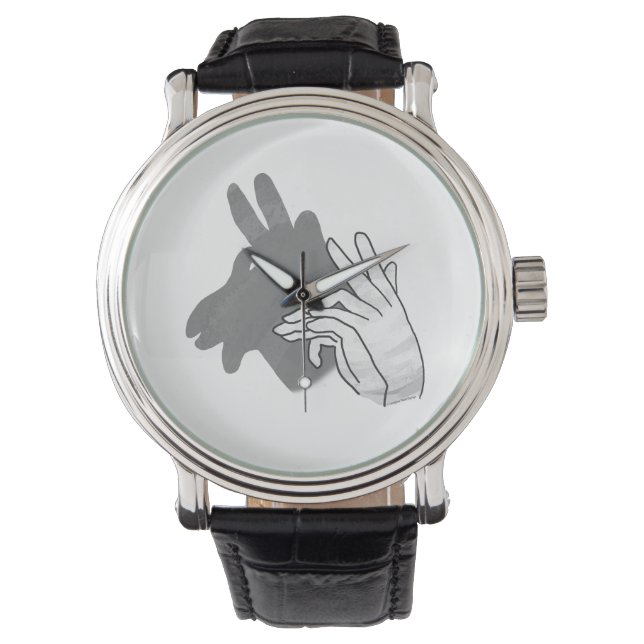 Montre Silhouette à la main Billy Goat Grey (devant)
