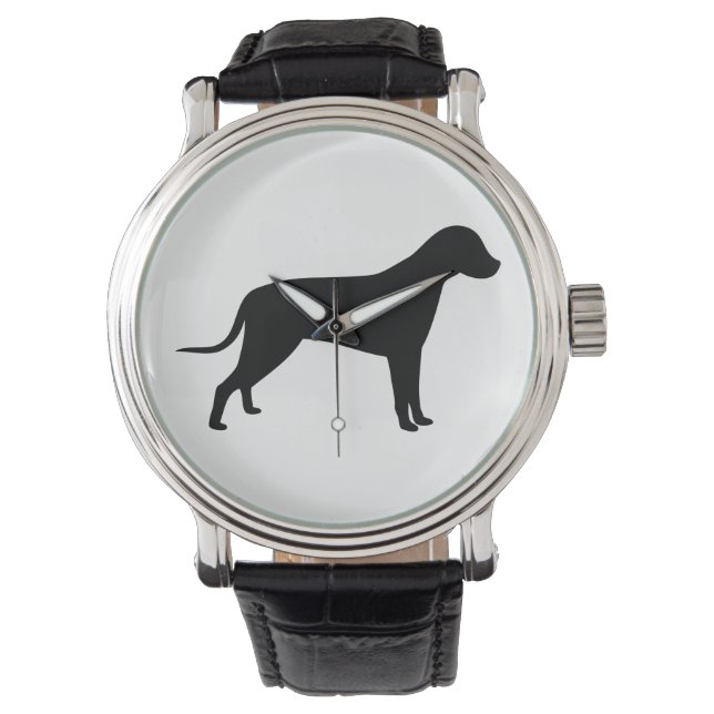 Montre Silhouette de chien (devant)