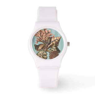 Montre Silhouette de vie marine