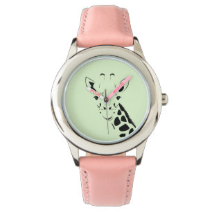 Montre Silhouette face Giraffe