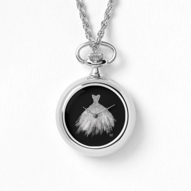 Montre *~* Silvery Glittler Mariage robe Mariage Gown (Recto)