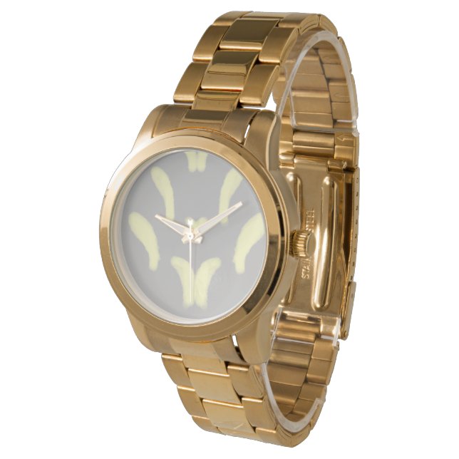Montre Simple application abstraite couleur rose violet s (Incliné)