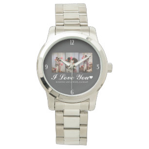 Montre Simple Elegant Love valentines jour couple photo