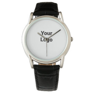 Montre simple et minimal ajouter votre logo aquarelle