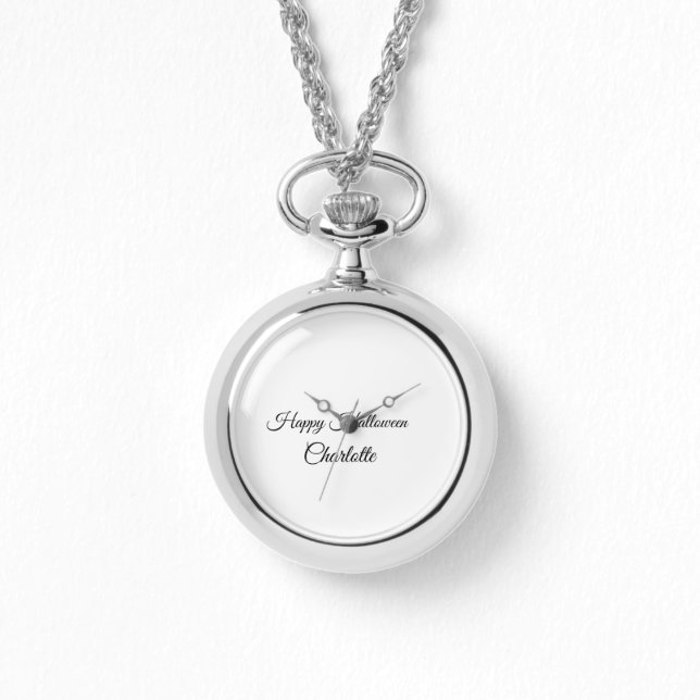 Montre SIMPLE MINIMAL.CUTIE AJOUTER LE NOM BÉBÉ heureux H (Recto)
