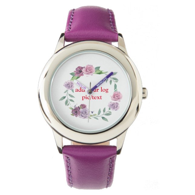 Montre simple minimum ajouter votre nom MONOGRAM GROOMSME (devant)