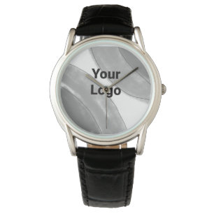 Montre simple personnalisé rose violet pétillant ajouter