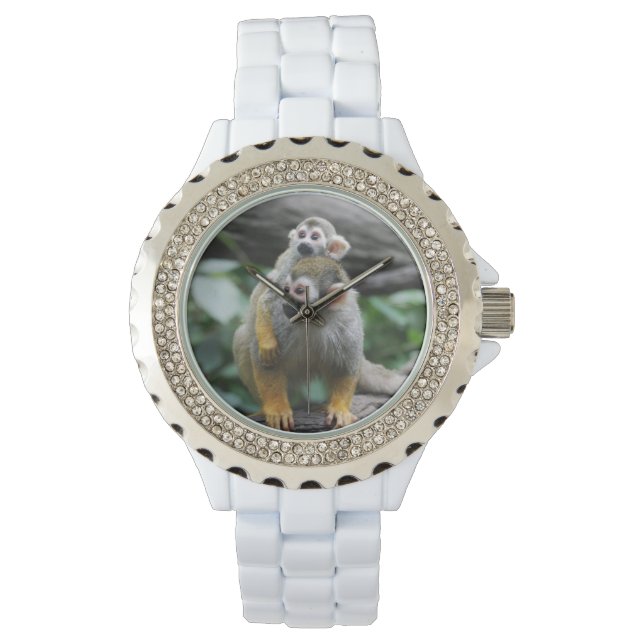 Montre Singe d'écureuil adorable (devant)
