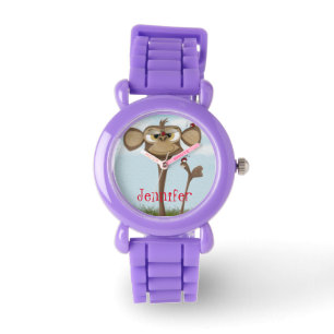 Montre Singe idiot et coccinelles